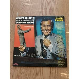 Vintage Collectible 2Pc Johnny Carson The Tonight Show Vinyl Records Celebrities